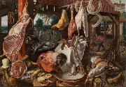 Pieter Aertsen Butcher's Stall (mk14) painting